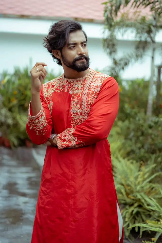 Rano Joy in traditional kurta