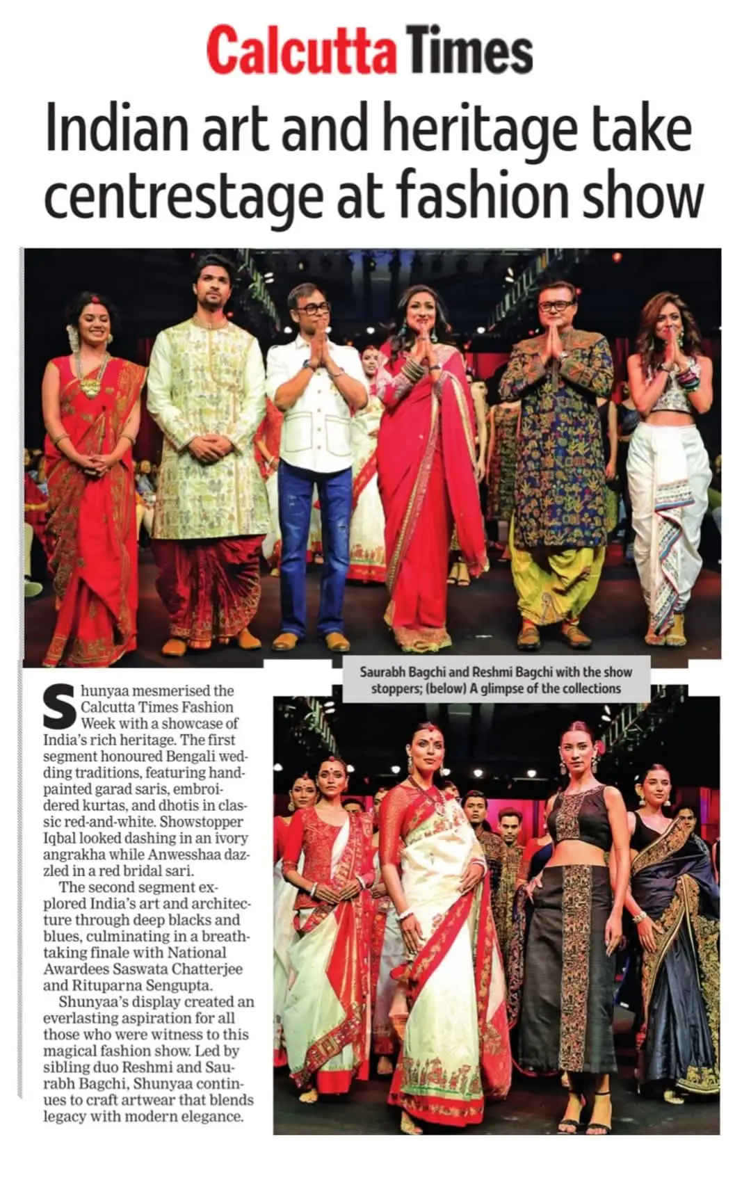 Times Fashion Week feature